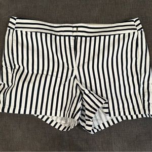 J Crew Black and White Shorts